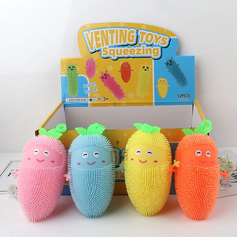 Flashing Carrot Squeeze Toy